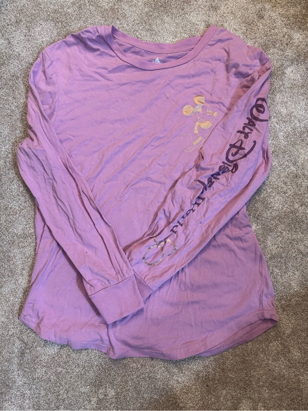 Disney 50th anniversary Mickey long sleeve